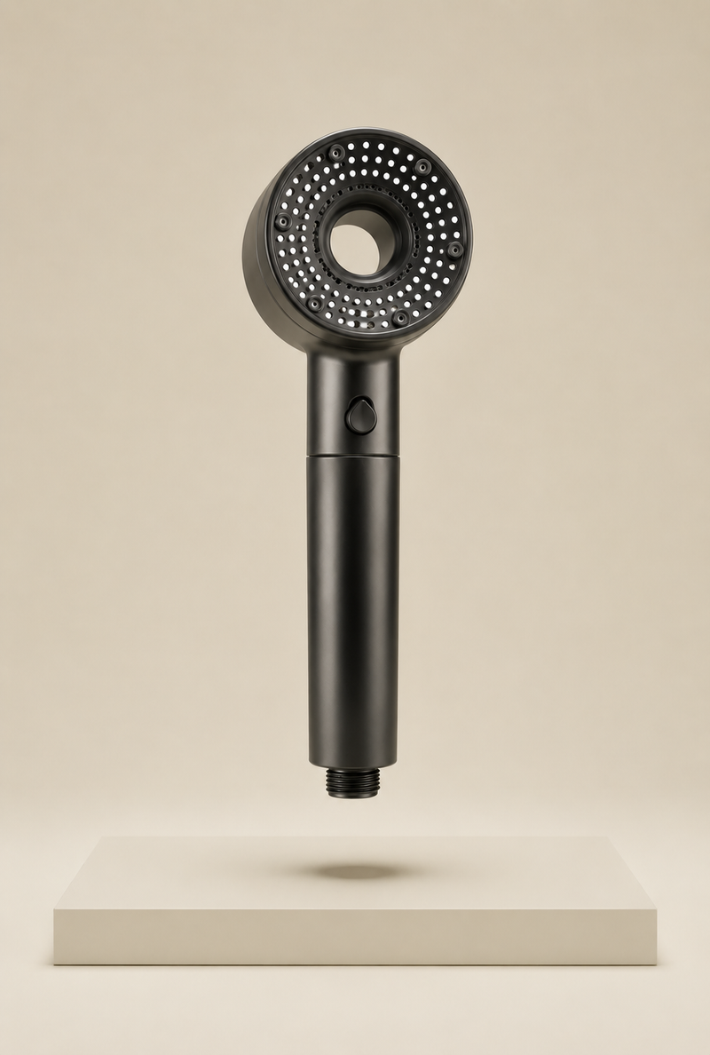 Filtered Shower Head - Black