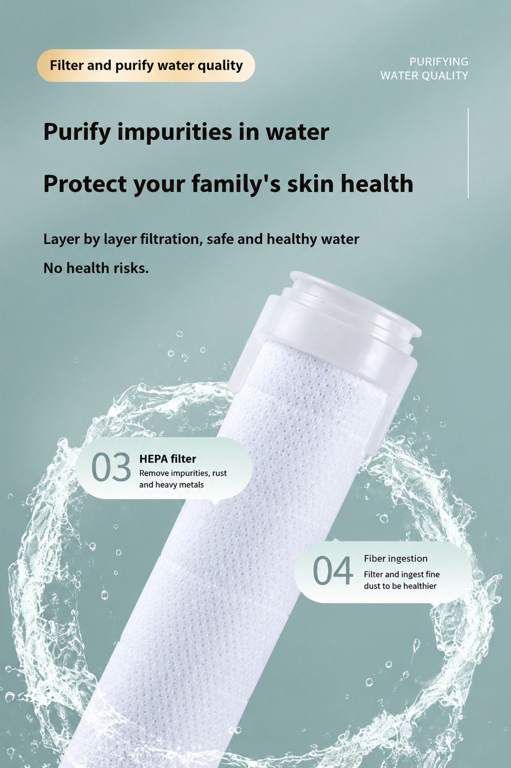 Filtered Shower Head