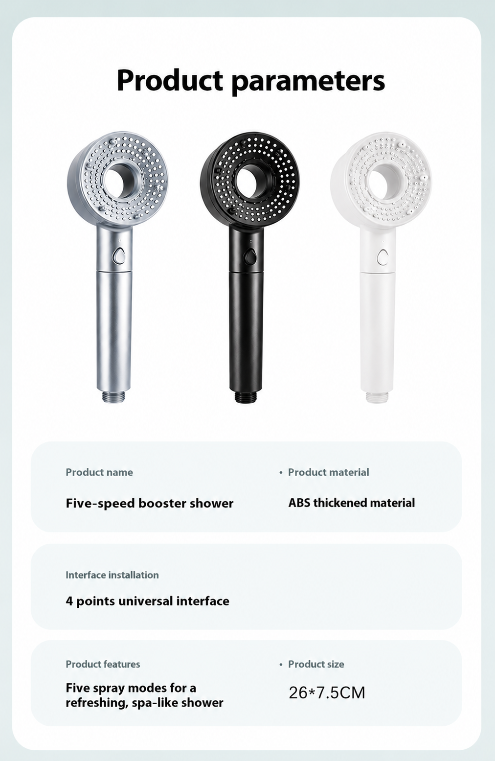 Filtered Shower Head